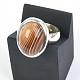 Silver ring agate oval size 53 Ag 925/1000