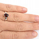 Oválný prsten granát Ag 925/1000 8x6mm