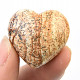 Heart from pictorial jasper (3cm)
