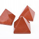 Pyramid of red jasper (3.5 cm)