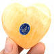 Yellow calcite heart (5cm)