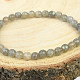Labradorite faceted bead bracelet (0.6cm)