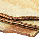 Hematite necklace brown coins (50cm)