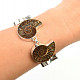 Beautiful bracelet ammonite silver Ag 925/1000