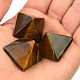 Tiger's eye in the shape of a pyramid (2.5 cm)