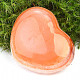 Heart shaped carnelian (118g)