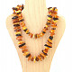 Necklace with amber (80cm)