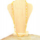 Necklace light amber (68cm)