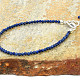 Fine bracelet made of lapis lazuli Ag 925/1000