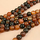 Cut agate beads necklace