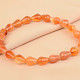 Charming bracelet in the shape of drops of carnelian and agate bracelet