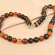 Cut agate beads necklace