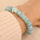 Aquamarine bracelet of irregular shapes