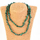 Long necklace pieces Stones - Malachite