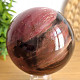 Petrified wood larger polished ball 1006g