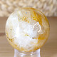 Crystal with limonite in the shape of a sphere with a diameter of 4.9 cm