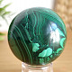 Malachite ball with a diameter of 5.3 cm