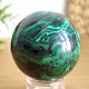 Malachite ball with a diameter of 5.2 cm