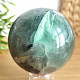 Ball of fluorite stone with a diameter of 7.4 cm