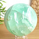 A smooth ball of fluorite stone with a diameter of 7.3 cm