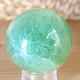 Green fluorite stone in the shape of a ball with a diameter of 5.2 cm