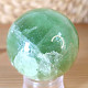 Green fluorite stone in the shape of a ball with a diameter of 5.0 cm