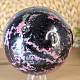 Rhodonite stone in the shape of a ball with a diameter of 10.2 cm