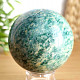 Ball of aventurine stone with a diameter of 6.2 cm