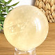 Honey calcite stone ball with a diameter of 5.9 cm