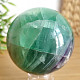 Ball of fluorite stone with a diameter of 7.3 cm