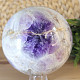 Amethyst stone in the shape of a ball with a diameter of 10.6 cm