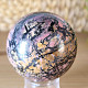 Rhodonite stone in the shape of a ball with a diameter of 5.5 cm