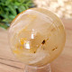 Crystal stone with limonite in the shape of a ball 311 grams