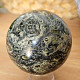 Kambaba jasper stone in the shape of a ball 434 grams