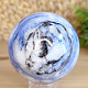 Sodalite stone in the shape of a ball 411 grams