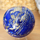 Lapis lazuli stone in the shape of a sphere 448 grams