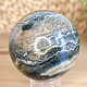 Ocean jasper stone in the shape of a sphere 347 grams