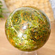 Green opal stone in the shape of a smooth ball 483 grams