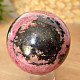 Rhodonite stone in the shape of a ball 483 grams