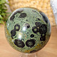 Kambaba jasper stone in the shape of a ball 757 grams