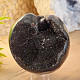 Septaria stone in the shape of a ball with a cavity 814 grams