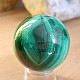 Ball-shaped malachite stone 232 grams