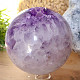 Amethyst stone in the shape of a ball with a cavity 2678 grams