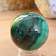 Ball-shaped malachite stone 223 grams