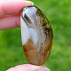 Smooth sardonyx agate stone 52 grams