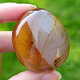 Smooth sardonyx agate stone 58 grams