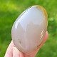 Smooth sardonyx agate stone 88 grams