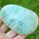 Smooth stone green fluorite 359 grams