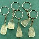 Key ring with stone - crystal