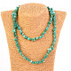 Long necklace with stones - Amazonite